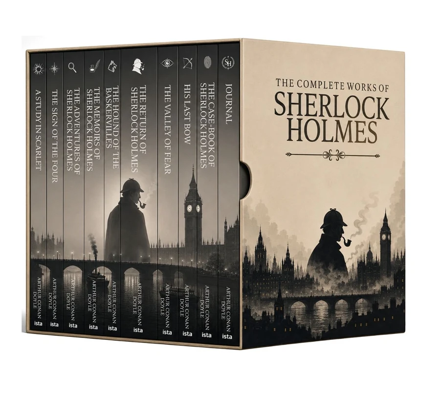 The Complete Works of Sherlock Holmes _ 10 Book Paperback Box set